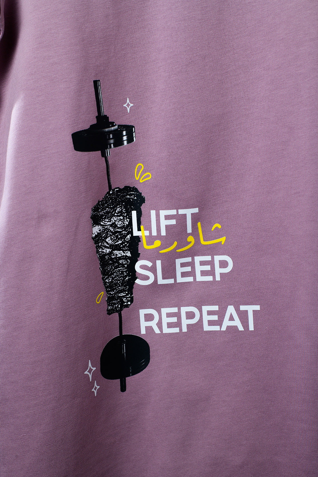 Lift Shawarma Sleep Repeat Tshirt